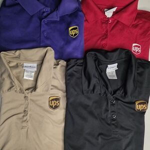 Kids Polo Shirt Set - Purple, Red, Tan, Black